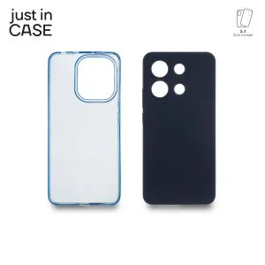 2u1 Extra case MIX PLUS paket maski za telefon Redmi Note 13 PLAVI