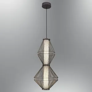 3224-2-24 Platinum Chandelier