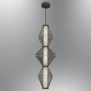3224-3-24 Platinum Chandelier