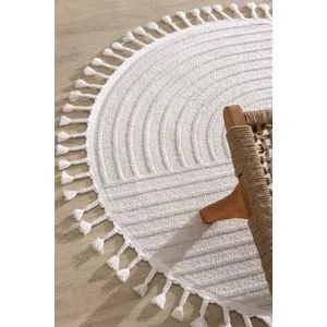 33410 - Tepih u krem boji (120 x 120 cm)