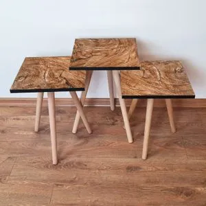 3Shp122 - Camel Camel Nesting Table (3 Pieces)