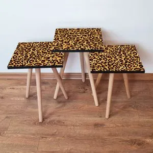 3Shp151 - Beige Beige
Camel
Brown Nesting Table (3 Pieces)