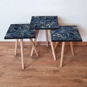 3Shp278 - Navy Blue Navy Blue
Grey
Beige Nesting Table (3 Pieces)