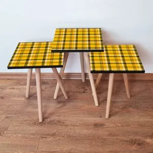 3Shp336 - Mustard Mustard
Red
Green
Black Nesting Table (3 Pieces)