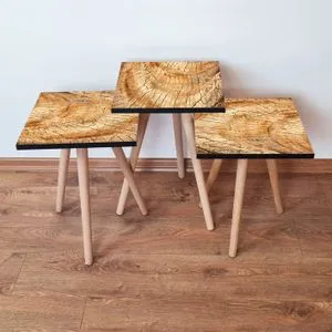 3Shp351 - Camel Camel Nesting Table (3 Pieces)
