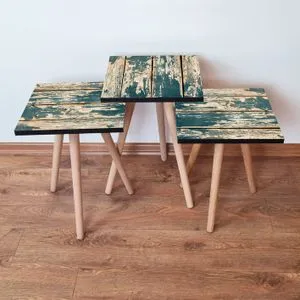 3Shp5 - Green Green
Beige Nesting Table (3 Pieces)