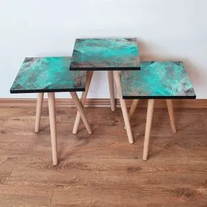 3Shp57 - Blue Blue
Grey
Beige Nesting Table (3 Pieces)