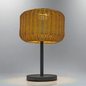 4457-S01 Black
Oak Table Lamp
