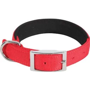 466730RGE Zolux Najlon Comfort Ogrlica 60cm/25mm Crvena