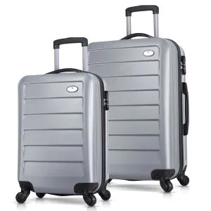 4773 Grey Suitcase Set (2 Pieces)