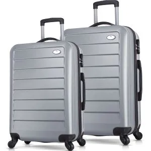 4797 Grey Suitcase Set (2 Pieces)