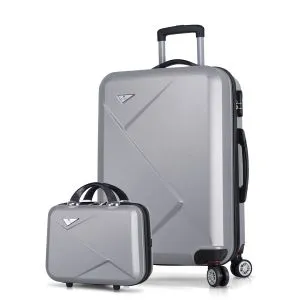 4988 Grey Suitcase Set (2 Pieces)
