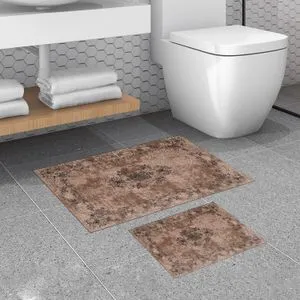 510611 Brown Bathmat Set (2 Pieces)