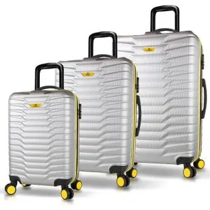5561 Grey Suitcase Set (3 Pieces)