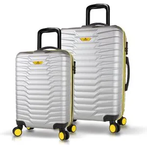 5639 Grey Suitcase Set (2 Pieces)