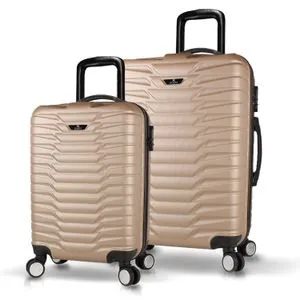 5646 Gold Suitcase Set (2 Pieces)