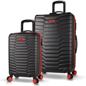 5691 Black Suitcase Set (2 Pieces)