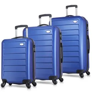 6264 Blue Suitcase Set (3 Pieces)