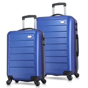 6332 Blue Suitcase Set (2 Pieces)