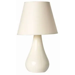 63748 White Table Lamp