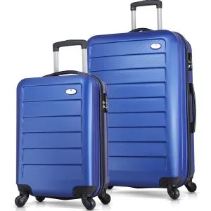 6400 Blue Suitcase Set (2 Pieces)