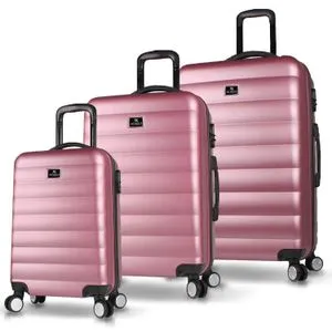 6421 Rose Gold Suitcase Set (3 Pieces)