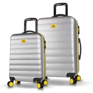 6469 Grey Suitcase Set (2 Pieces)