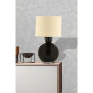 64900 Cream
Black Table Lamp