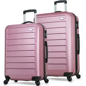 6509 Rose Gold Suitcase Set (2 Pieces)