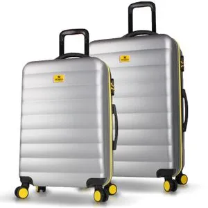 6612 Grey Suitcase Set (2 Pieces)