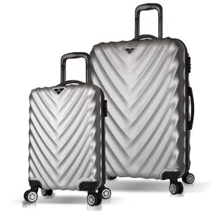 6791 Sivi Set Kofera (2 Komada)