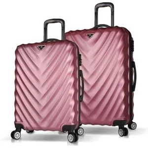 6845 Rose Gold Suitcase Set (2 Pieces)