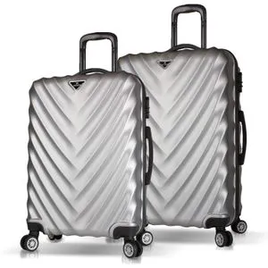6876 Grey Suitcase Set (2 Pieces)