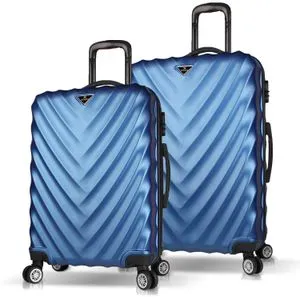 6890 Dark Blue Suitcase Set (2 Pieces)