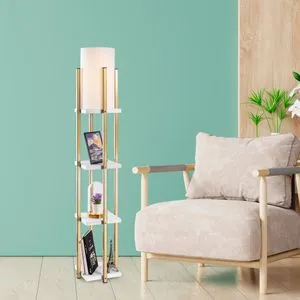 7119 - White, Gold White
Gold Floor Lamp