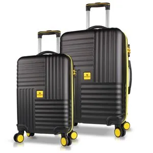 8180 Black Suitcase Set (2 Pieces)
