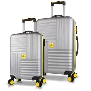 8197 Grey Suitcase Set (2 Pieces)