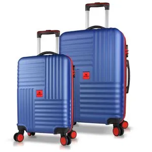 8227 Navy Blue Suitcase Set (2 Pieces)