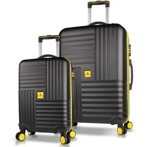 8289 Black Suitcase Set (2 Pieces)