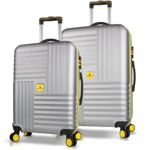 8395 Grey Suitcase Set (2 Pieces)