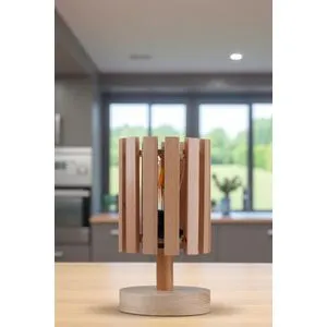 8903-1 Oak Table Lamp