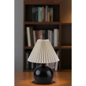 8905-1 Krem Crna Stočna Lampa