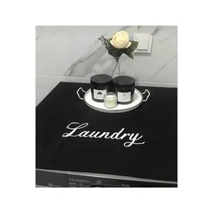 9998 Black Washing Machine Cover