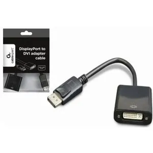 A-DPM-DVIF-002 Gembird DisplayPort to DVI adapter cable, black