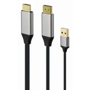 A-HDMIM-DPM-01 Gembird Active 4K HDMI na DisplayPort adapter kabl, 2m, black