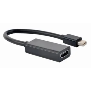 A-mDPM-HDMIF4K-01 Gembird 4K Mini DisplayPort to HDMI adapter cable, black