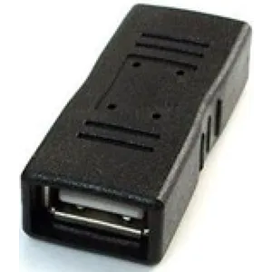 A-USB2-AMFF Gembird zensko-zenski adapter USB 2.0 coupler, black