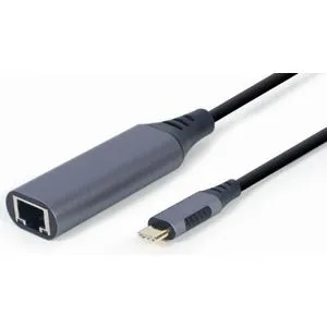 A-USB3C-LAN-01 Gembird USB type-C Gigabit network adapter, space grey (alt A-USB3AC-LAN-01) FO
