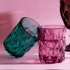 Čaša set Lunna 0.3l 4kom - Pink - HML