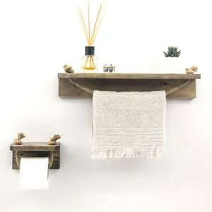 Aa131 Walnut Wall Shelf